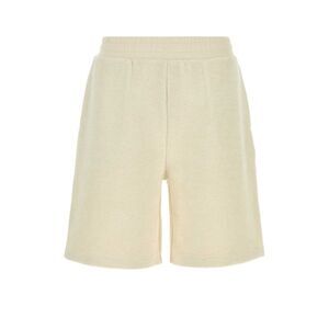 Ami Men Ivory Terry Fabric Bermuda Shorts